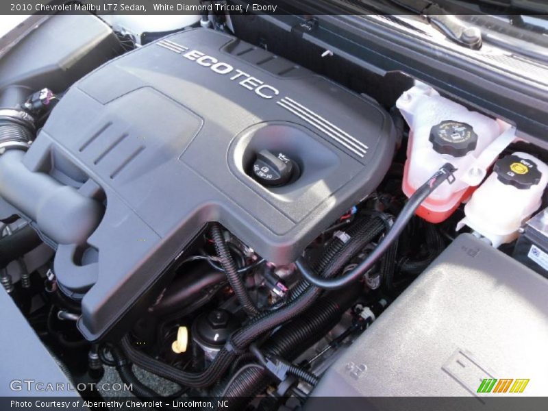 White Diamond Tricoat / Ebony 2010 Chevrolet Malibu LTZ Sedan