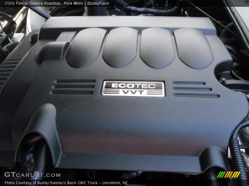 Pure White / Ebony/Sand 2009 Pontiac Solstice Roadster