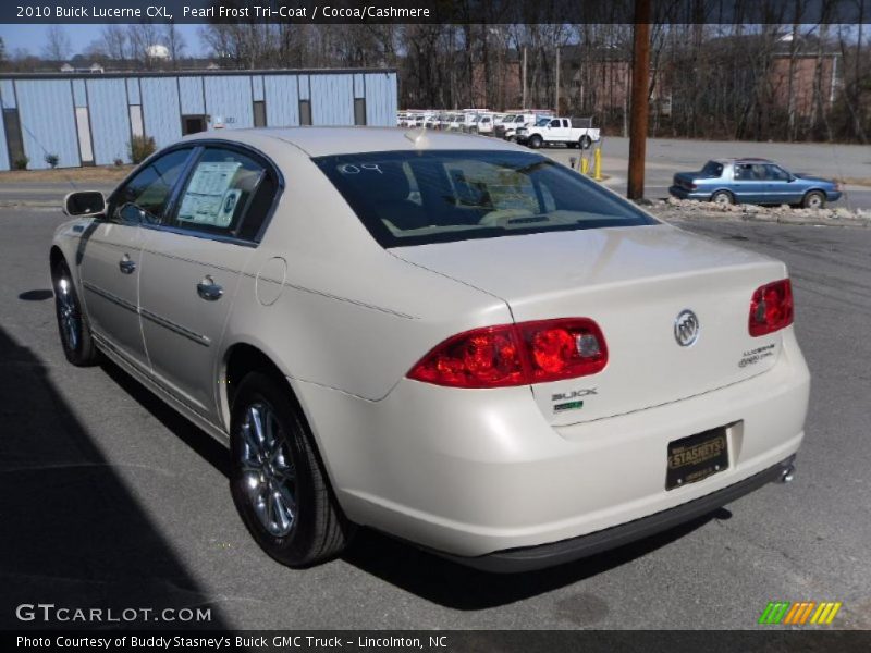 Pearl Frost Tri-Coat / Cocoa/Cashmere 2010 Buick Lucerne CXL