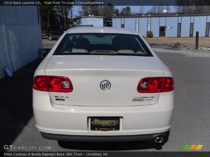 Pearl Frost Tri-Coat / Cocoa/Cashmere 2010 Buick Lucerne CXL