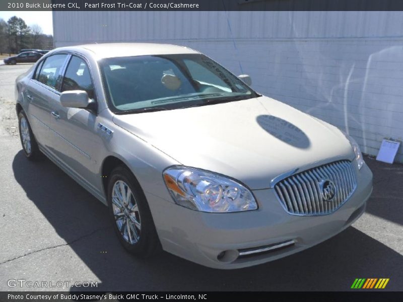 Pearl Frost Tri-Coat / Cocoa/Cashmere 2010 Buick Lucerne CXL