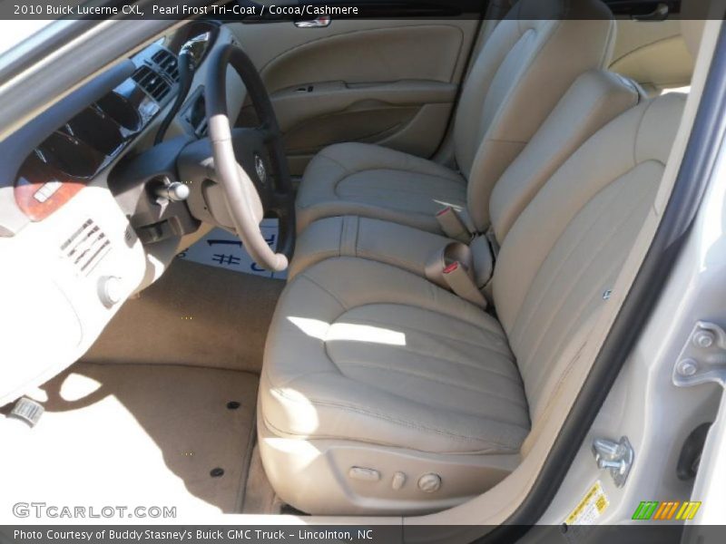 Pearl Frost Tri-Coat / Cocoa/Cashmere 2010 Buick Lucerne CXL