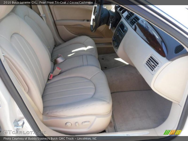 Pearl Frost Tri-Coat / Cocoa/Cashmere 2010 Buick Lucerne CXL