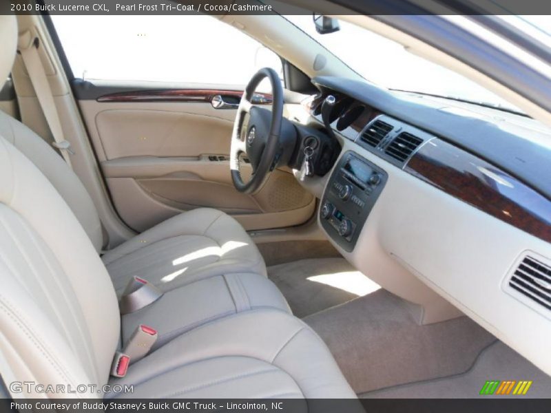 Pearl Frost Tri-Coat / Cocoa/Cashmere 2010 Buick Lucerne CXL