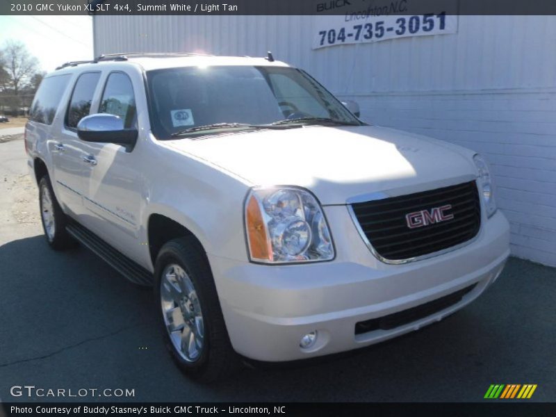 Summit White / Light Tan 2010 GMC Yukon XL SLT 4x4