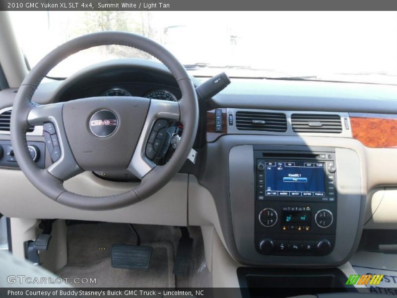 Summit White / Light Tan 2010 GMC Yukon XL SLT 4x4