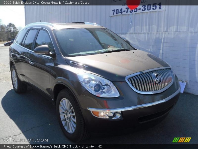 Cocoa Metallic / Cashmere/Cocoa 2010 Buick Enclave CXL