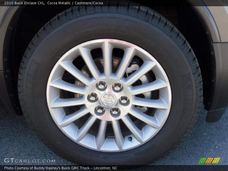 Cocoa Metallic / Cashmere/Cocoa 2010 Buick Enclave CXL