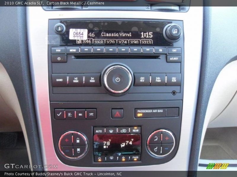 Carbon Black Metallic / Cashmere 2010 GMC Acadia SLT