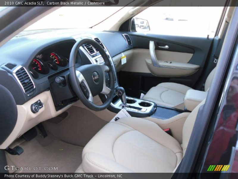 Carbon Black Metallic / Cashmere 2010 GMC Acadia SLT
