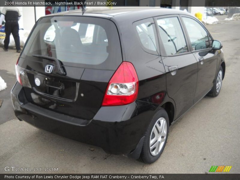 Nighthawk Black Pearl / Black/Grey 2008 Honda Fit Hatchback