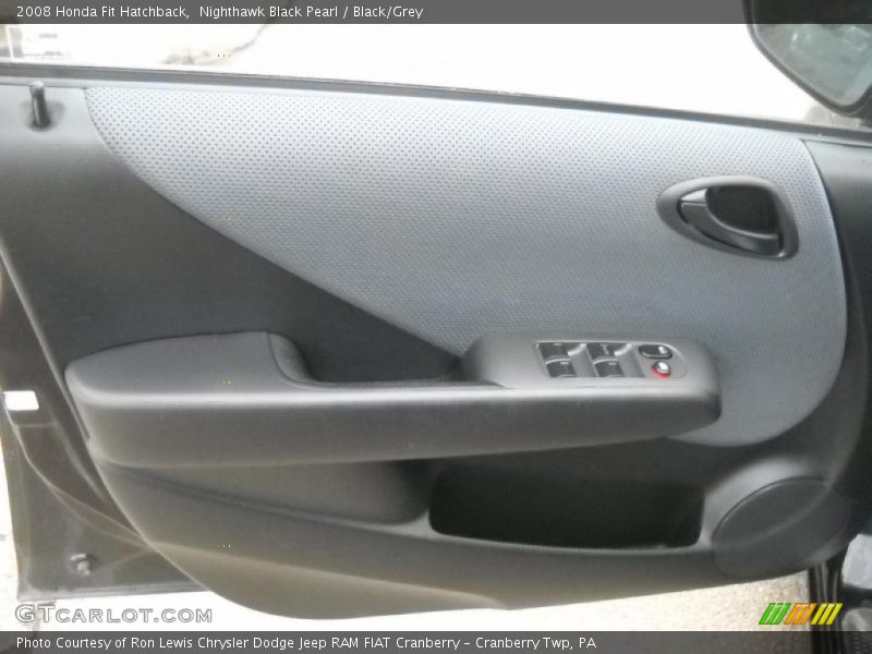 Nighthawk Black Pearl / Black/Grey 2008 Honda Fit Hatchback