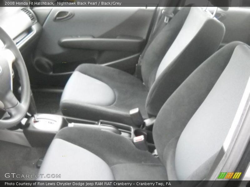 Nighthawk Black Pearl / Black/Grey 2008 Honda Fit Hatchback