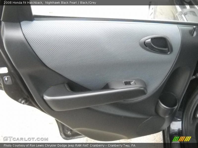 Nighthawk Black Pearl / Black/Grey 2008 Honda Fit Hatchback