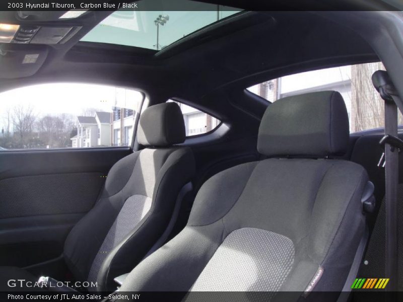 Carbon Blue / Black 2003 Hyundai Tiburon
