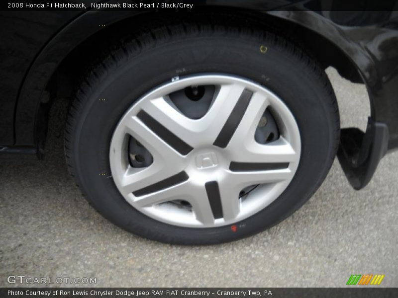 Nighthawk Black Pearl / Black/Grey 2008 Honda Fit Hatchback