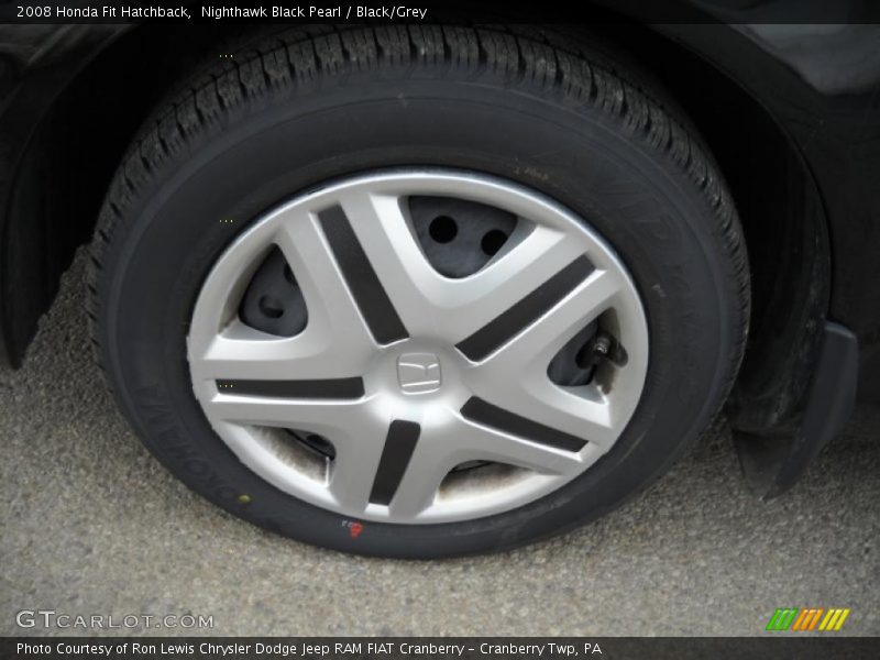Nighthawk Black Pearl / Black/Grey 2008 Honda Fit Hatchback