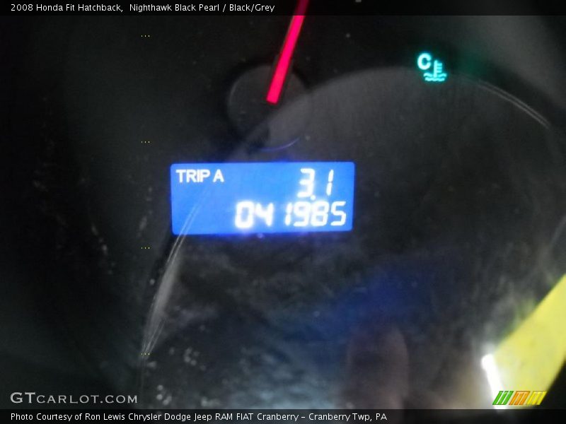 Nighthawk Black Pearl / Black/Grey 2008 Honda Fit Hatchback