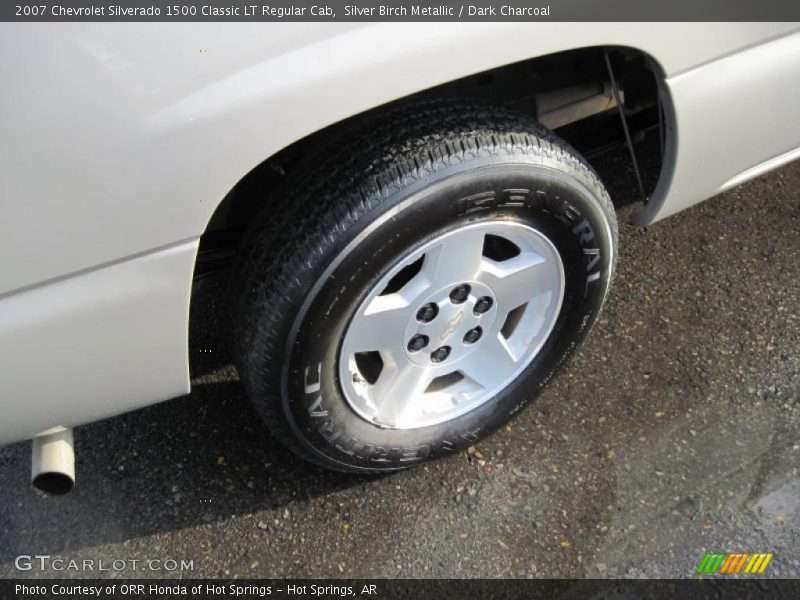 Silver Birch Metallic / Dark Charcoal 2007 Chevrolet Silverado 1500 Classic LT Regular Cab