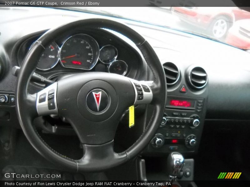 Crimson Red / Ebony 2007 Pontiac G6 GTP Coupe