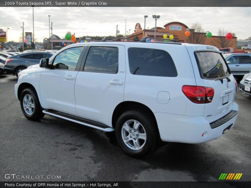 Super White / Graphite Gray 2009 Toyota Sequoia SR5