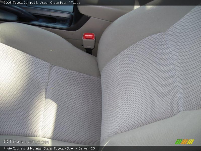 Aspen Green Pearl / Taupe 2005 Toyota Camry LE