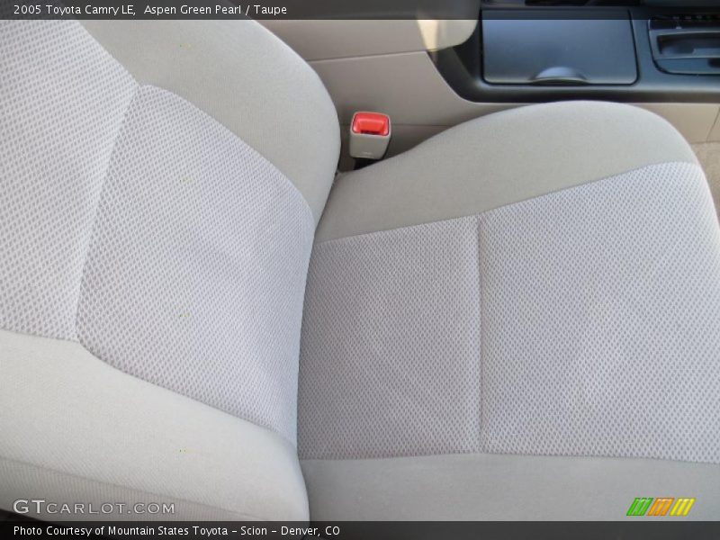 Aspen Green Pearl / Taupe 2005 Toyota Camry LE