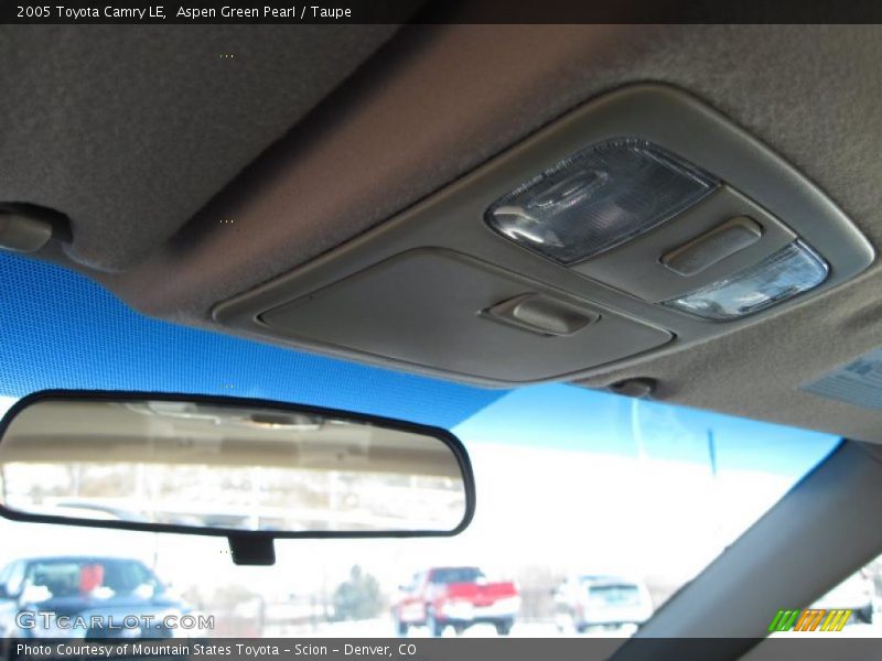 Aspen Green Pearl / Taupe 2005 Toyota Camry LE