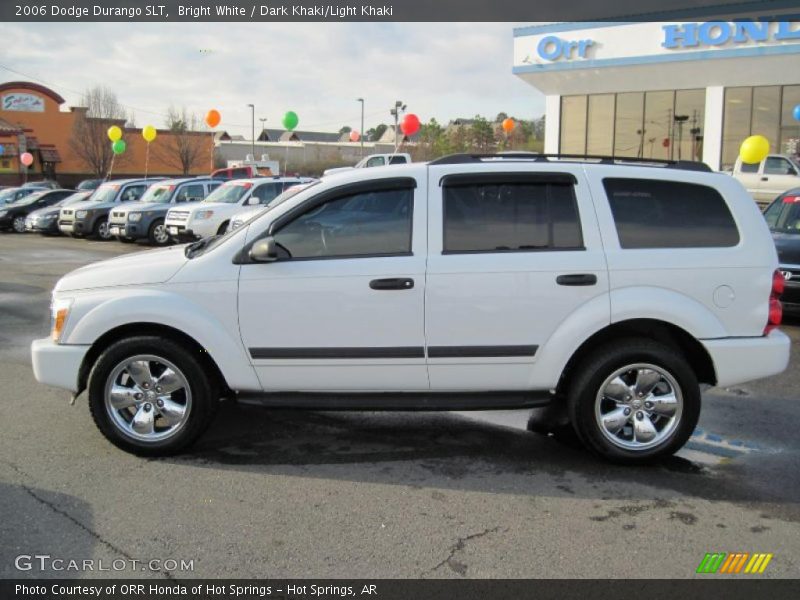 Bright White / Dark Khaki/Light Khaki 2006 Dodge Durango SLT