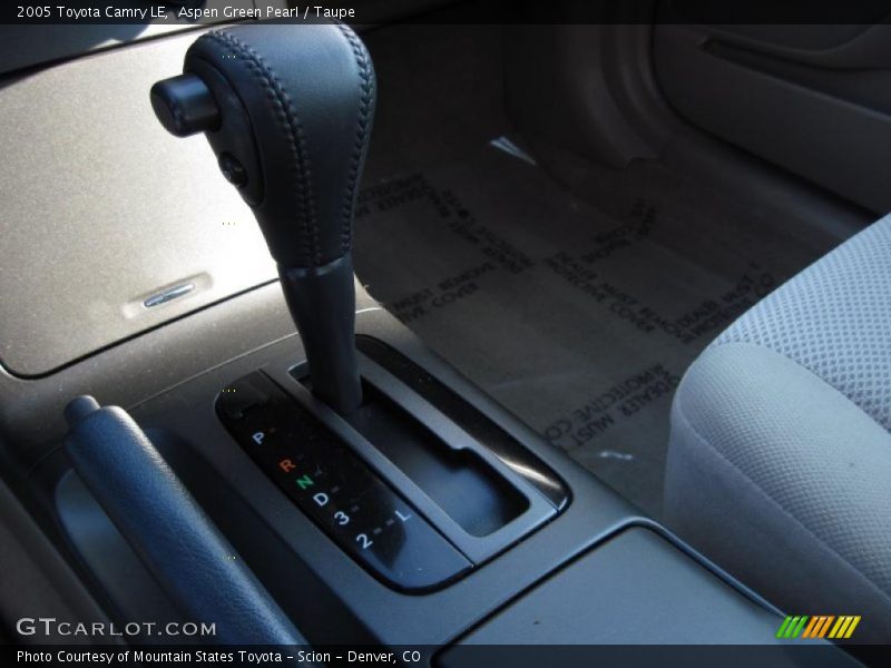 Aspen Green Pearl / Taupe 2005 Toyota Camry LE