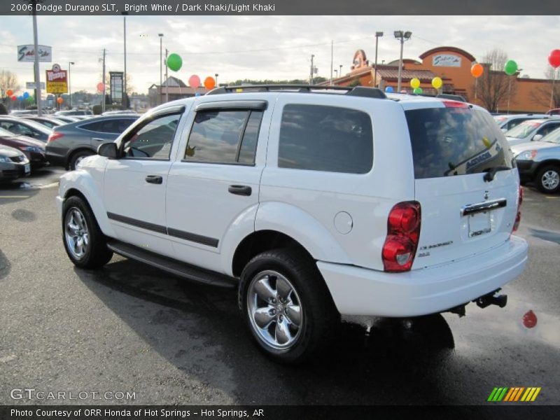 Bright White / Dark Khaki/Light Khaki 2006 Dodge Durango SLT