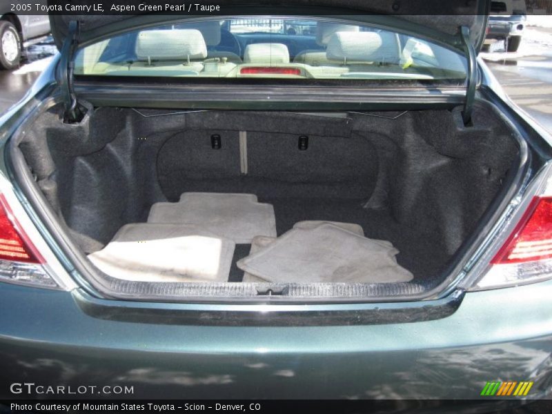 Aspen Green Pearl / Taupe 2005 Toyota Camry LE