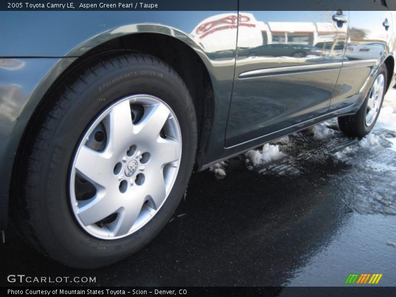 Aspen Green Pearl / Taupe 2005 Toyota Camry LE