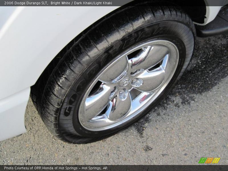 Bright White / Dark Khaki/Light Khaki 2006 Dodge Durango SLT