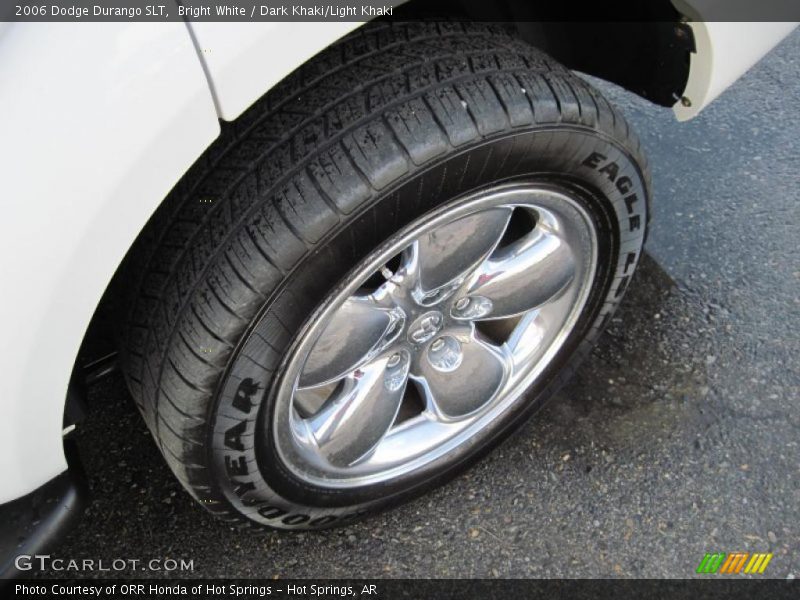 Bright White / Dark Khaki/Light Khaki 2006 Dodge Durango SLT