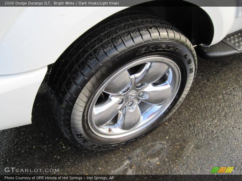 Bright White / Dark Khaki/Light Khaki 2006 Dodge Durango SLT