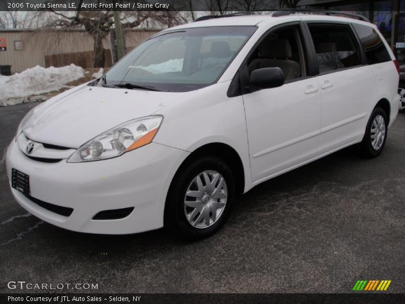Arctic Frost Pearl / Stone Gray 2006 Toyota Sienna LE