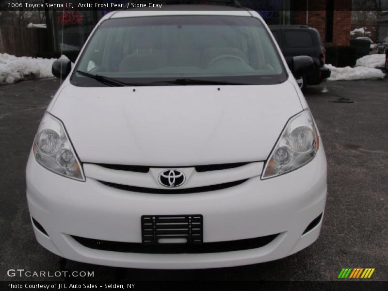 Arctic Frost Pearl / Stone Gray 2006 Toyota Sienna LE