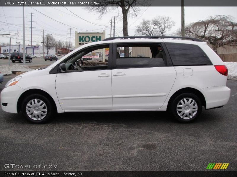 Arctic Frost Pearl / Stone Gray 2006 Toyota Sienna LE