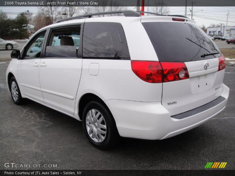 Arctic Frost Pearl / Stone Gray 2006 Toyota Sienna LE