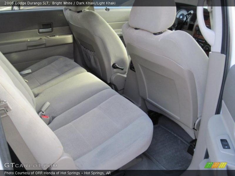 Bright White / Dark Khaki/Light Khaki 2006 Dodge Durango SLT