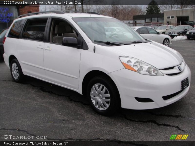 Arctic Frost Pearl / Stone Gray 2006 Toyota Sienna LE