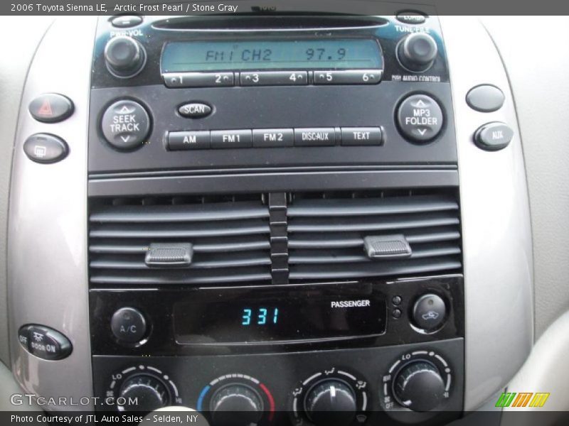 Arctic Frost Pearl / Stone Gray 2006 Toyota Sienna LE