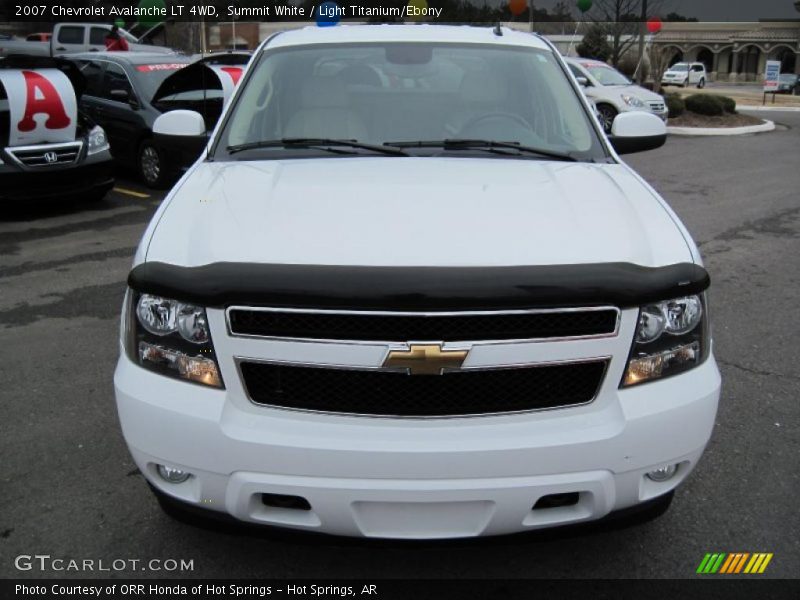 Summit White / Light Titanium/Ebony 2007 Chevrolet Avalanche LT 4WD