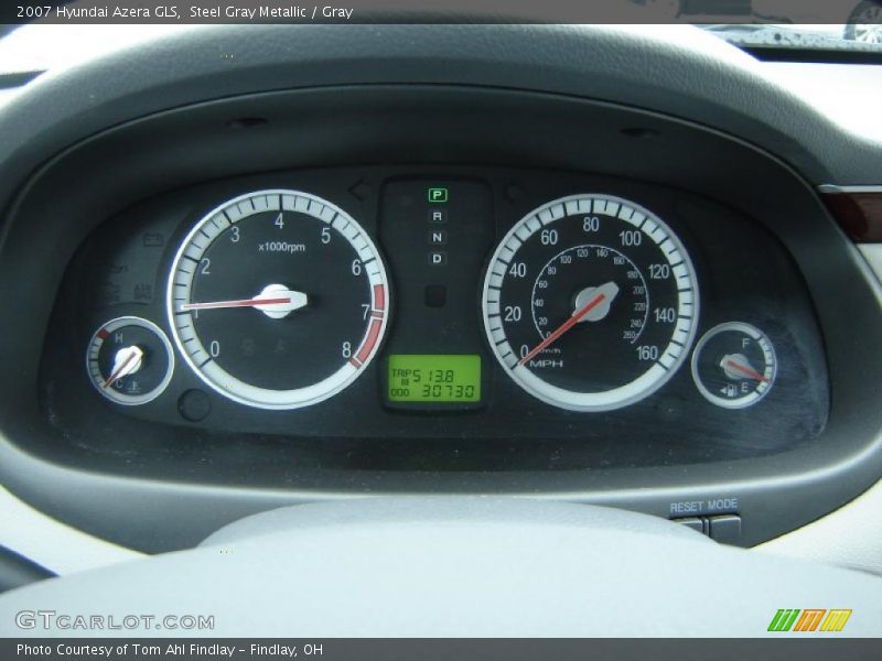 Steel Gray Metallic / Gray 2007 Hyundai Azera GLS