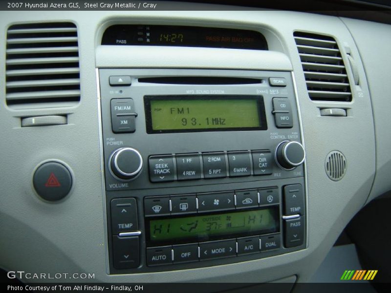 Steel Gray Metallic / Gray 2007 Hyundai Azera GLS