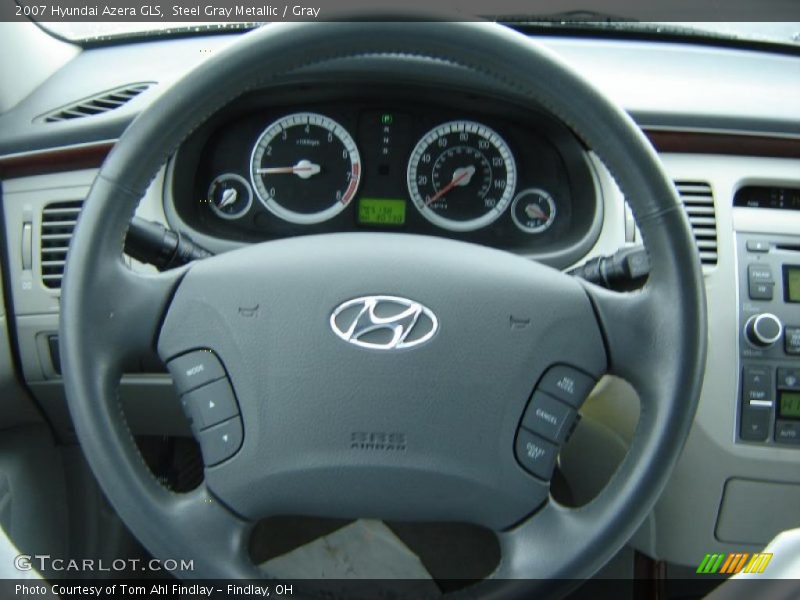 Steel Gray Metallic / Gray 2007 Hyundai Azera GLS