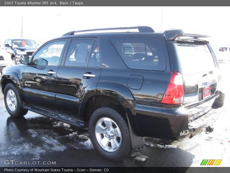 Black / Taupe 2007 Toyota 4Runner SR5 4x4