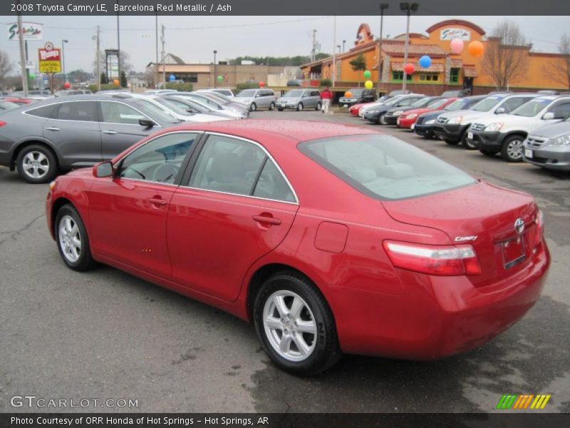 Barcelona Red Metallic / Ash 2008 Toyota Camry LE