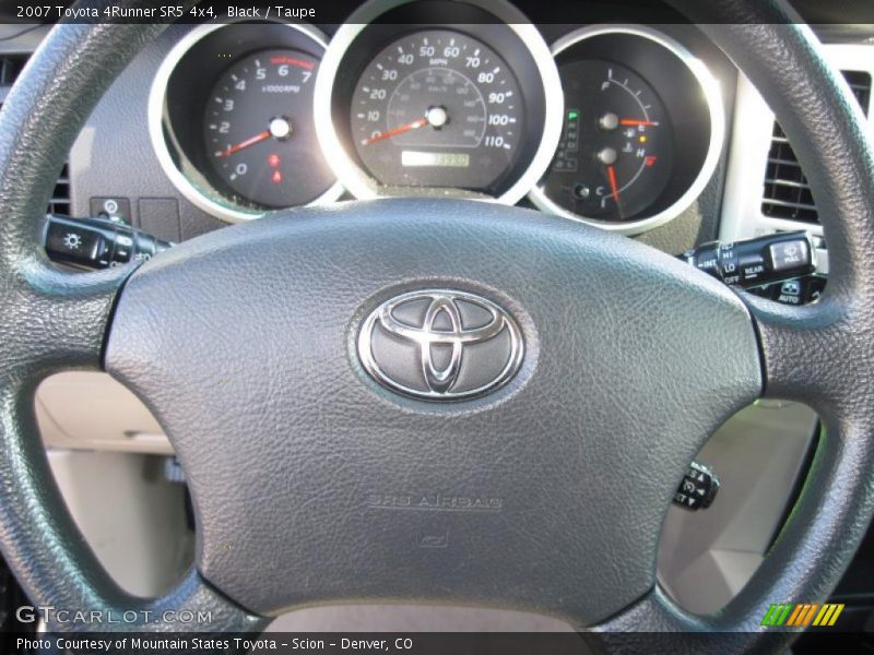 Black / Taupe 2007 Toyota 4Runner SR5 4x4